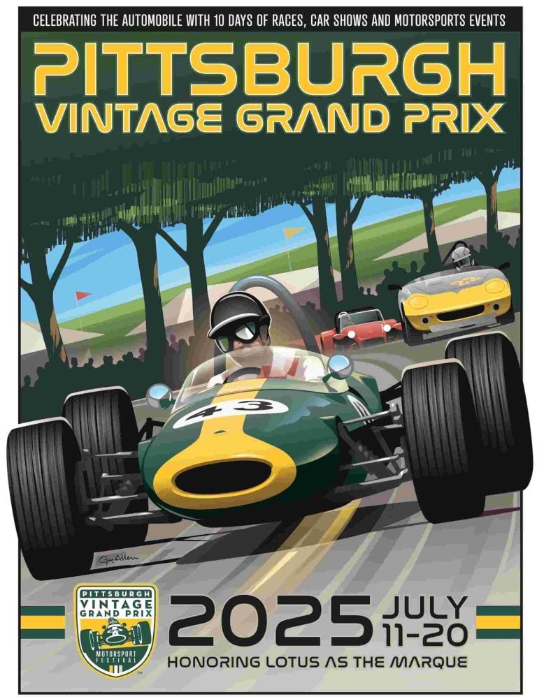 Lotus Announced as 2025 Pittsburgh Vintage Grand Prix Marque